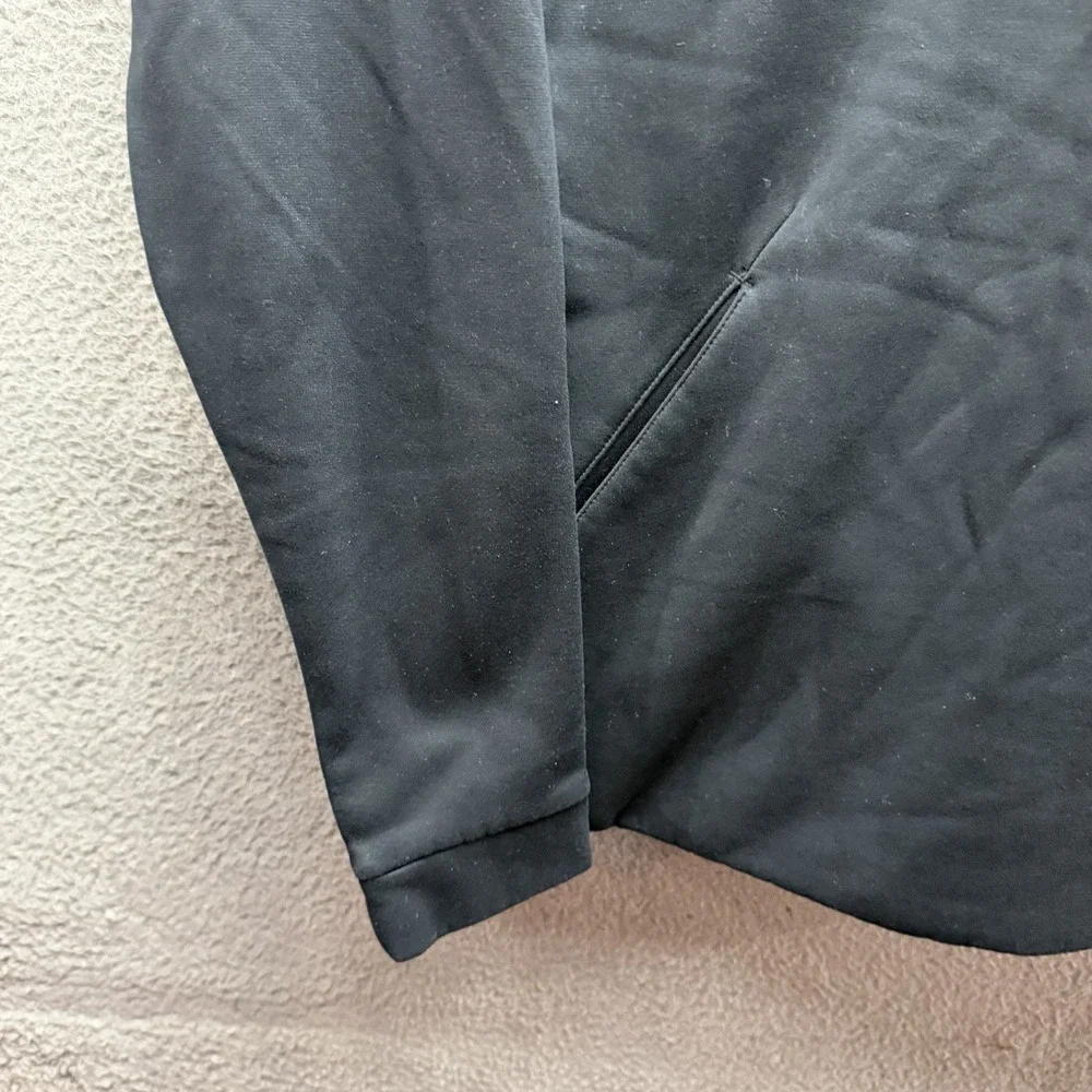 Nike DRI-FIT Hoodie Mens Size Small Black Pullover Thermal Fit Tonal Swoosh Logo